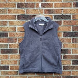 Grey Fleece Vest